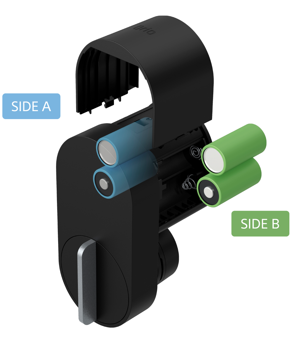 Qrio Lock Q-SL2 ブラック1つと電池4個 - リラクゼーション